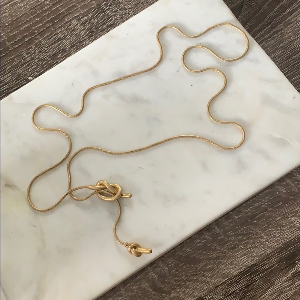 Madewell Knotshine Necklace